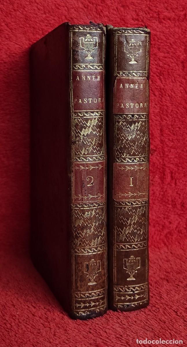 Old books: A&Ntilde;O 1813 - A&Ntilde;O PASTORAL - 2 TOMOS DEDICADOS A LA CUARESMA - ENCUADERNACI&Oacute;N ESTILO IMPERIO