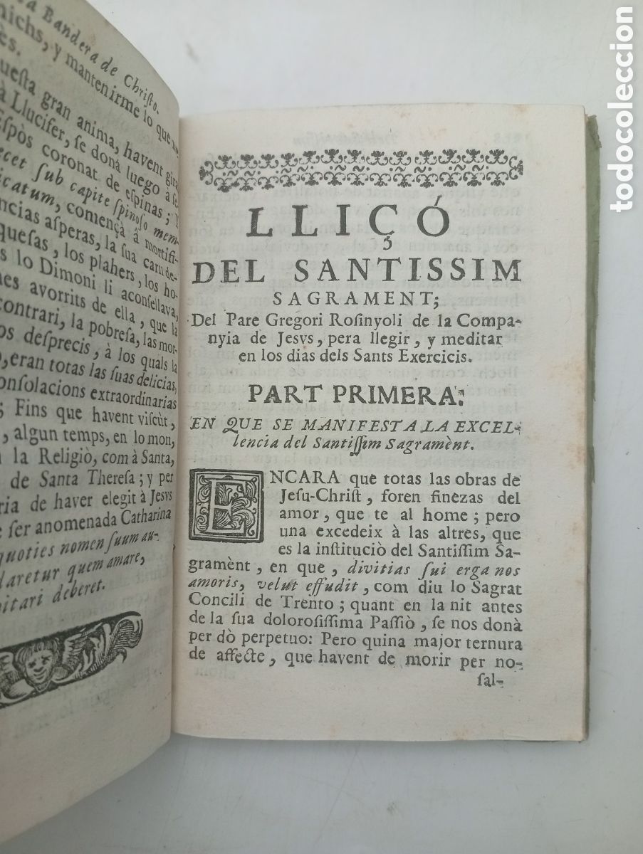 Old books: Veritats eternes 1763 Girona en catal&agrave; ( sin portada)
