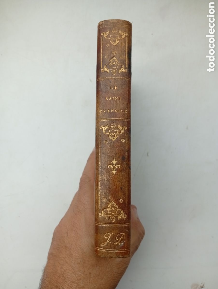 Libros antiguos: Le Saint &Eacute;vangile Alfred Weber contine mapas finales XIX