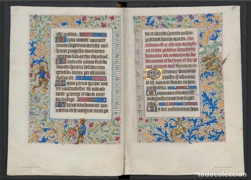 Libros antiguos: LIBRO DE HORAS DE LOS RETABLOS FACS&Iacute;MIL - Foto 14