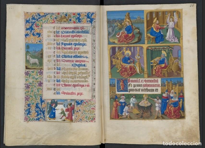 Libros antiguos: LIBRO DE HORAS DE LOS RETABLOS FACS&Iacute;MIL - Foto 16