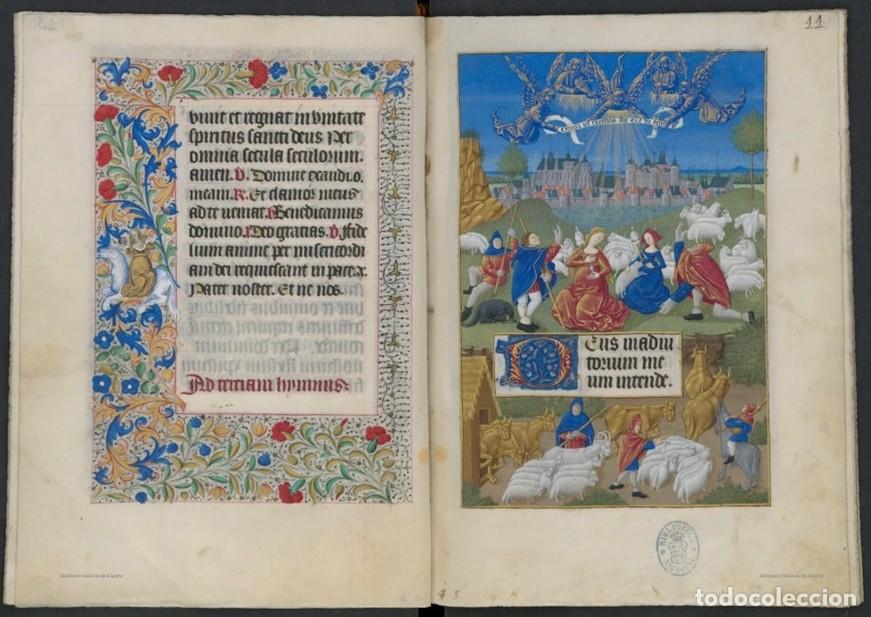Libros antiguos: LIBRO DE HORAS DE LOS RETABLOS FACS&Iacute;MIL - Foto 17
