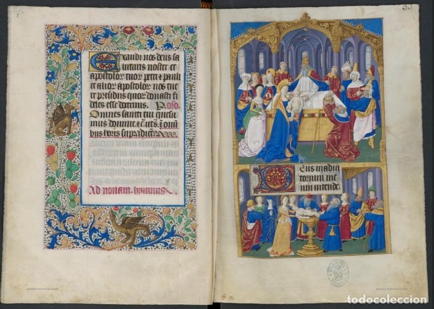 Libros antiguos: LIBRO DE HORAS DE LOS RETABLOS FACS&Iacute;MIL - Foto 18