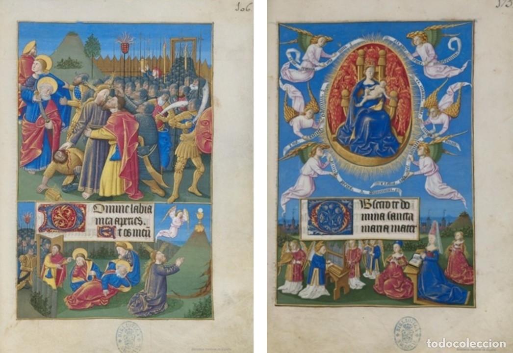 Libros antiguos: LIBRO DE HORAS DE LOS RETABLOS FACS&Iacute;MIL - Foto 20