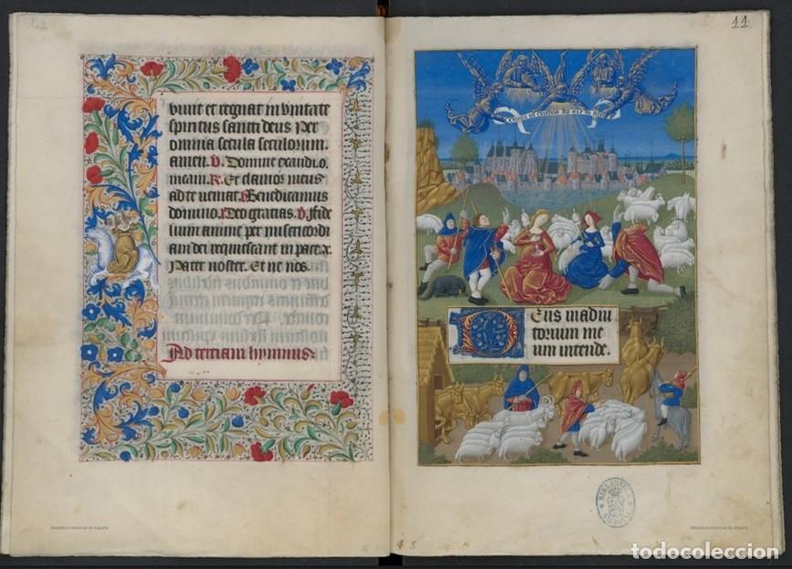 Libros antiguos: LIBRO DE HORAS DE LOS RETABLOS FACS&Iacute;MIL - Foto 23