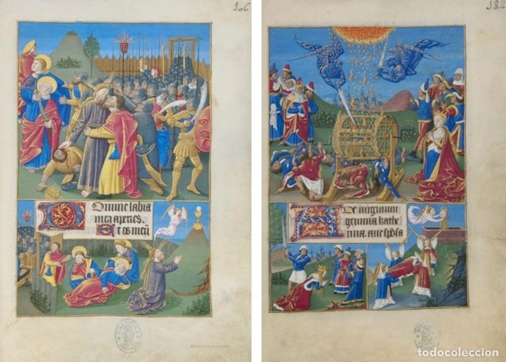 Libros antiguos: LIBRO DE HORAS DE LOS RETABLOS FACS&Iacute;MIL - Foto 26