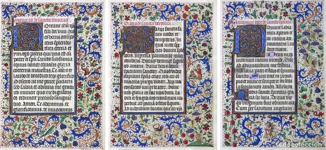 Libros antiguos: LIBRO DE HORAS DE LEONOR DE LA VEGA- FACS&Iacute;MIL - Foto 21