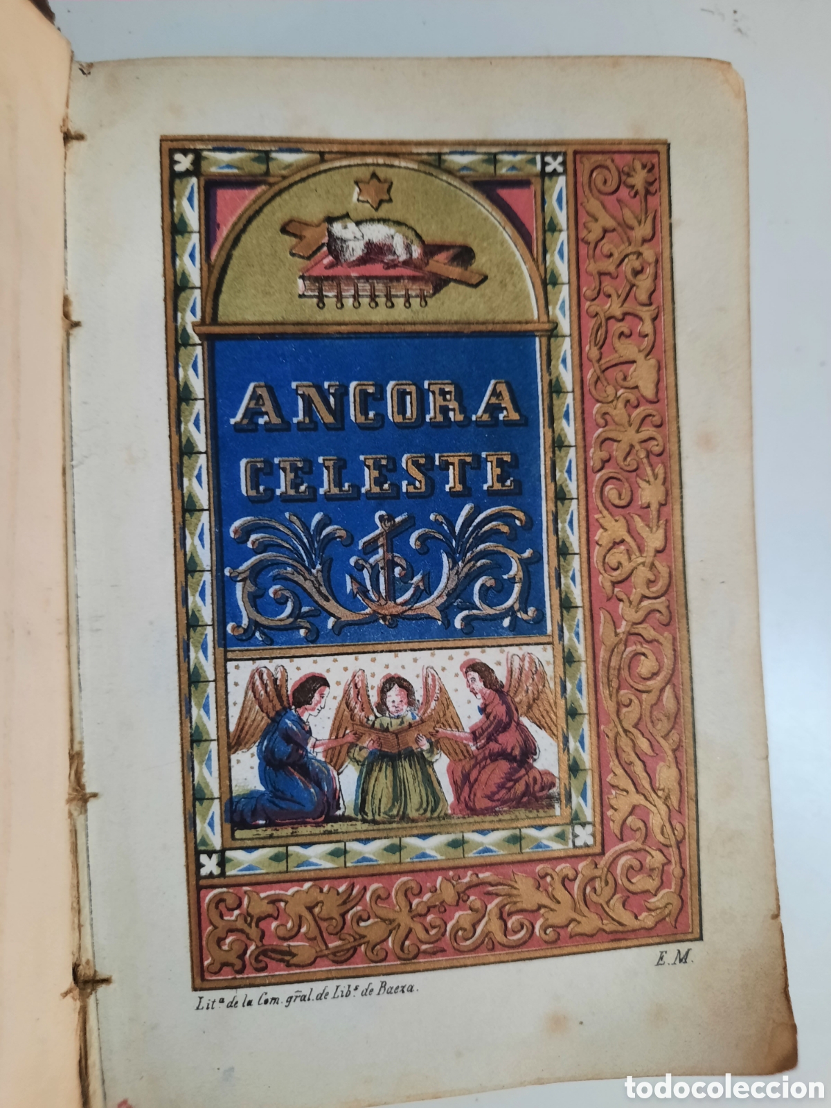 Libros antiguos: Antiguo libro Devocionario y Semana Santa, Baeza, 1865