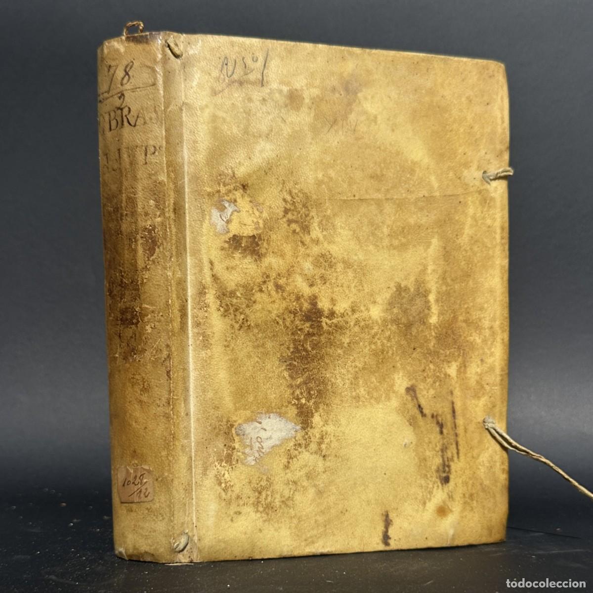 Livros antigos: A&Ntilde;O 1757 - REGLA DEL BIEN VIVIR - SERMONES - OBRAS DE FRAY LUIS DE GRANADA - PERGAMINO -