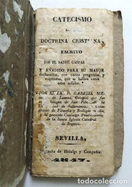 Livres anciens: Catecismo de la doctrina cristiana. Sevilla, 1847
