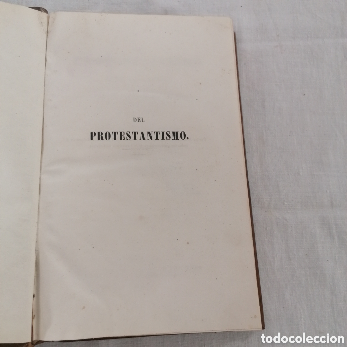 Libros antiguos: Libro Del Protestantismo de Augusto Nicol&aacute;s - Foto 6