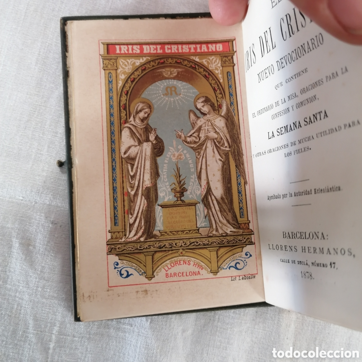 Libros antiguos: Libro El Iris del Cristiano - Foto 7