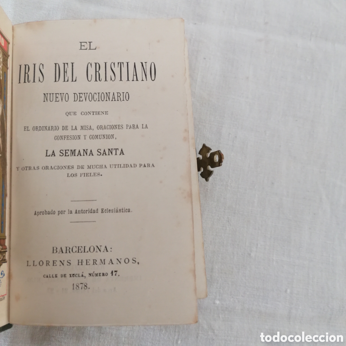 Libros antiguos: Libro El Iris del Cristiano - Foto 8