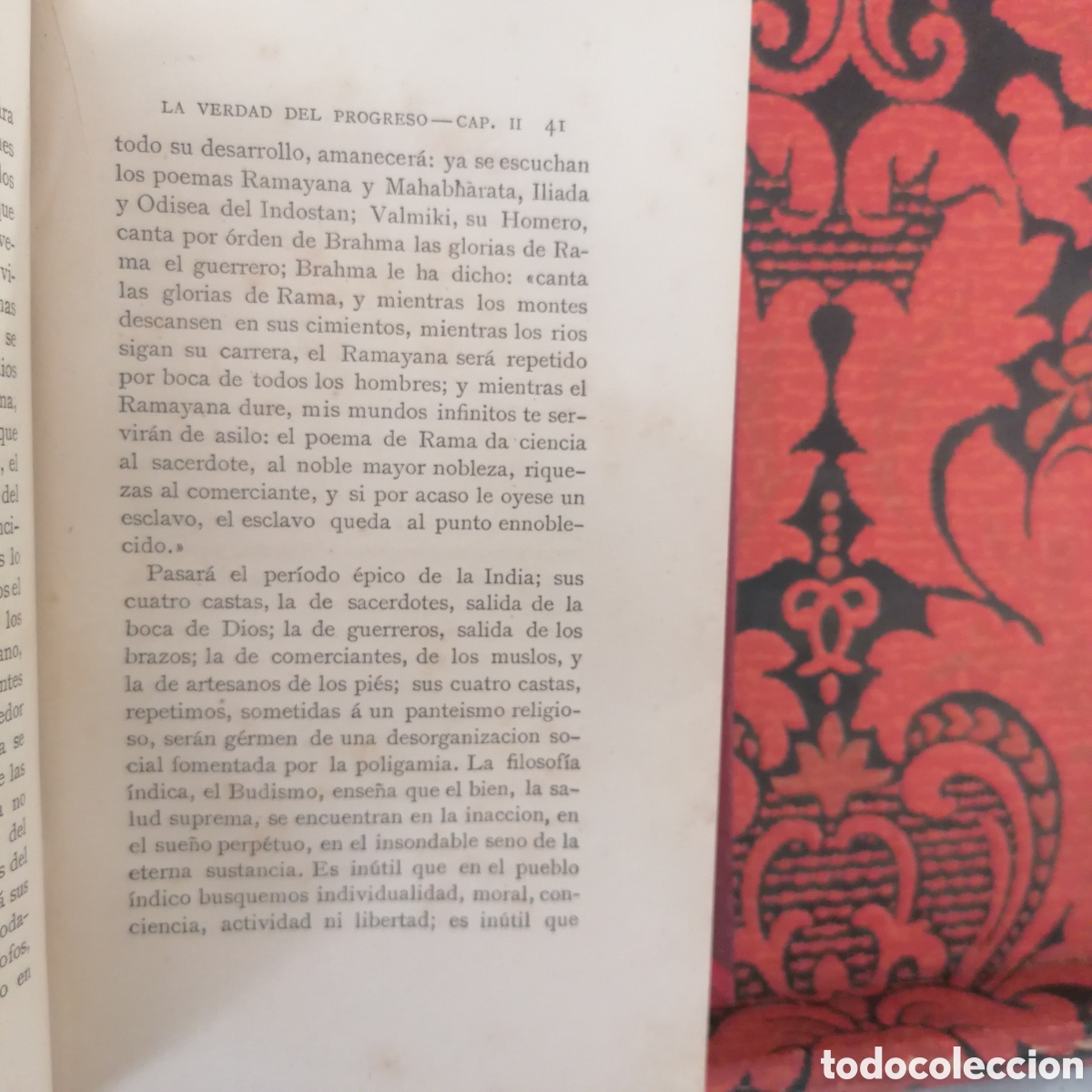Libros antiguos: Libro la verdad del progreso, obra de D. Severo Catalina - Foto 6