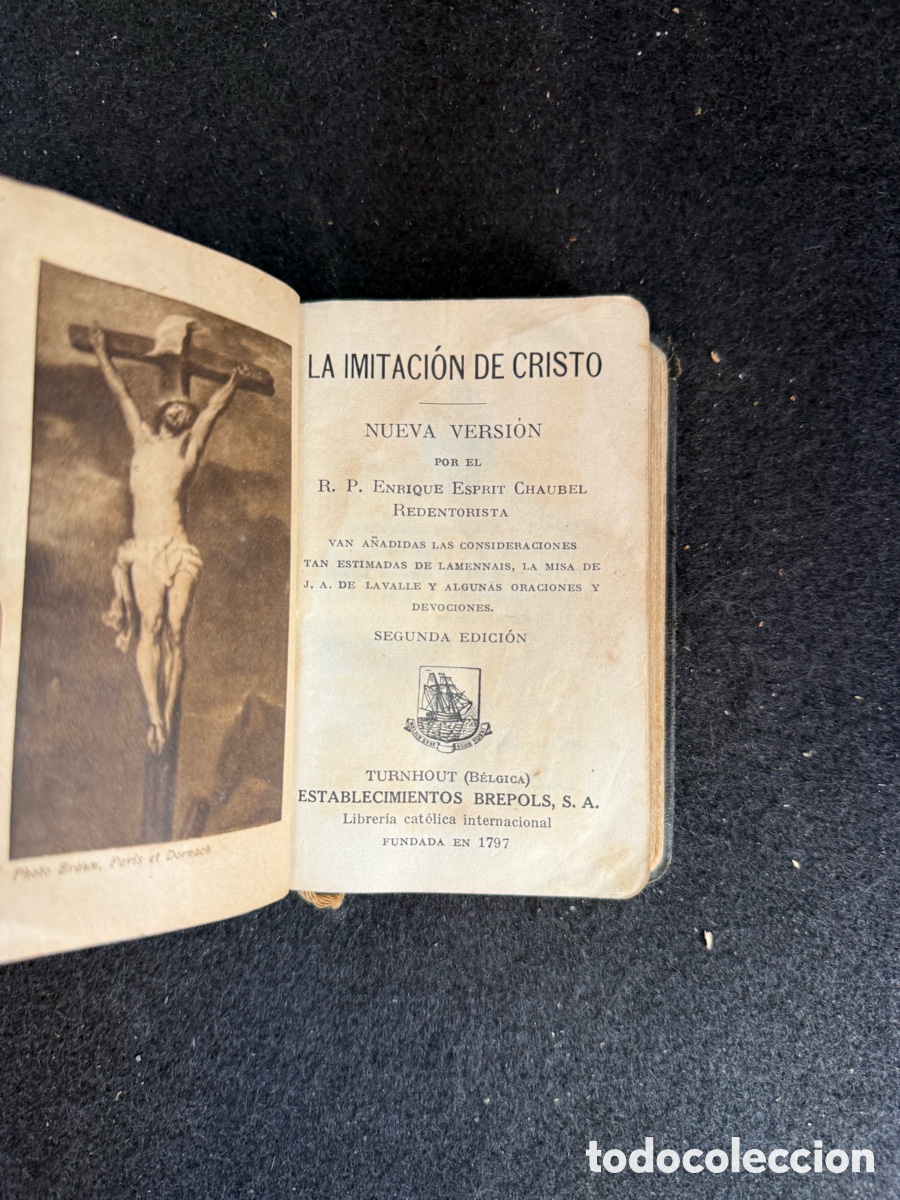 Libros antiguos: a&ntilde;o 1921 - LA IMITACION DE CRISTO - SANTO TOMAS DE KEMPIS