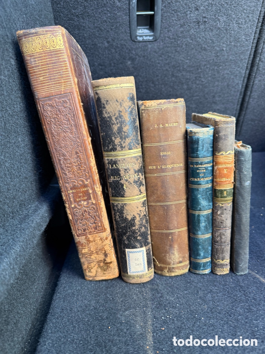 Libros antiguos: LOTE LIBROS ANTIGUOS SIGLO XIX - DERECHO RELIGI&Oacute;N - JUR&Iacute;DICO - ENCUADERNACI&Oacute;N PIEL - LITERATURA