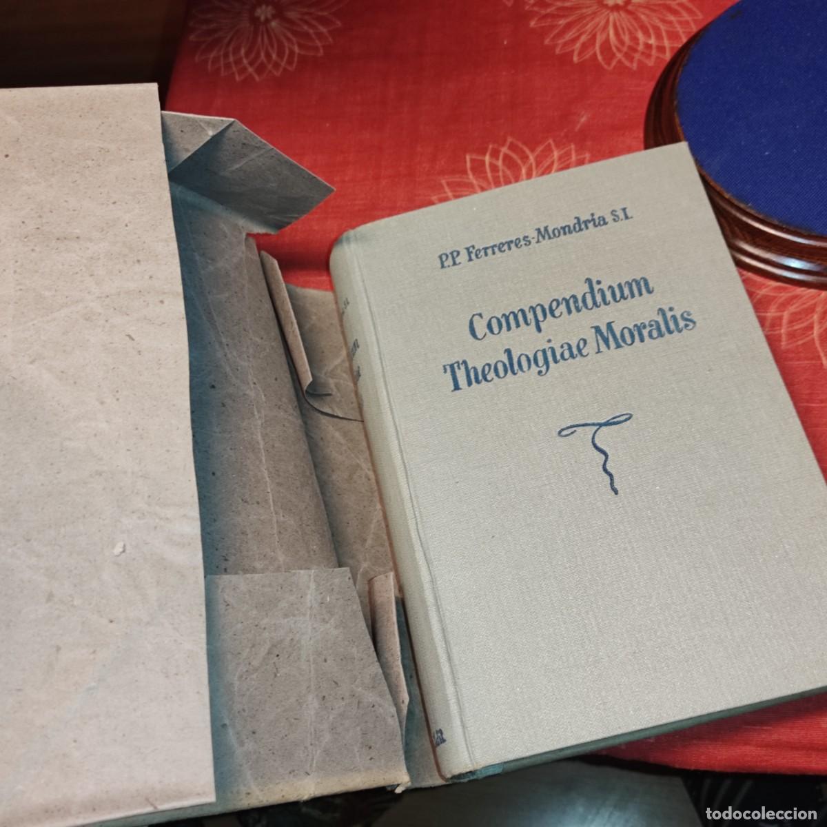 Libros antiguos: COMPENDIUM THEOLOGIAE MORALIS - Foto 1