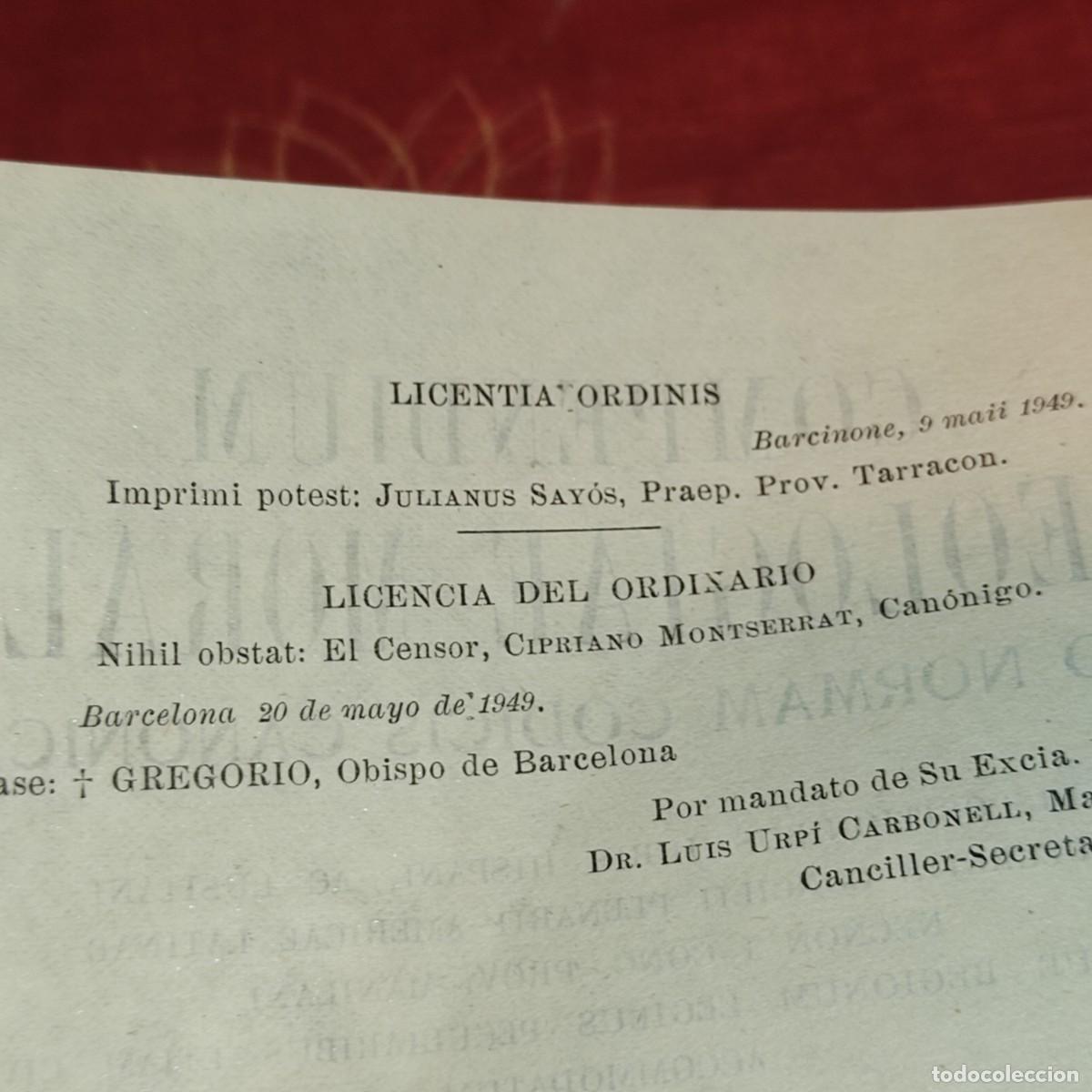 Libros antiguos: COMPENDIUM THEOLOGIAE MORALIS - Foto 4