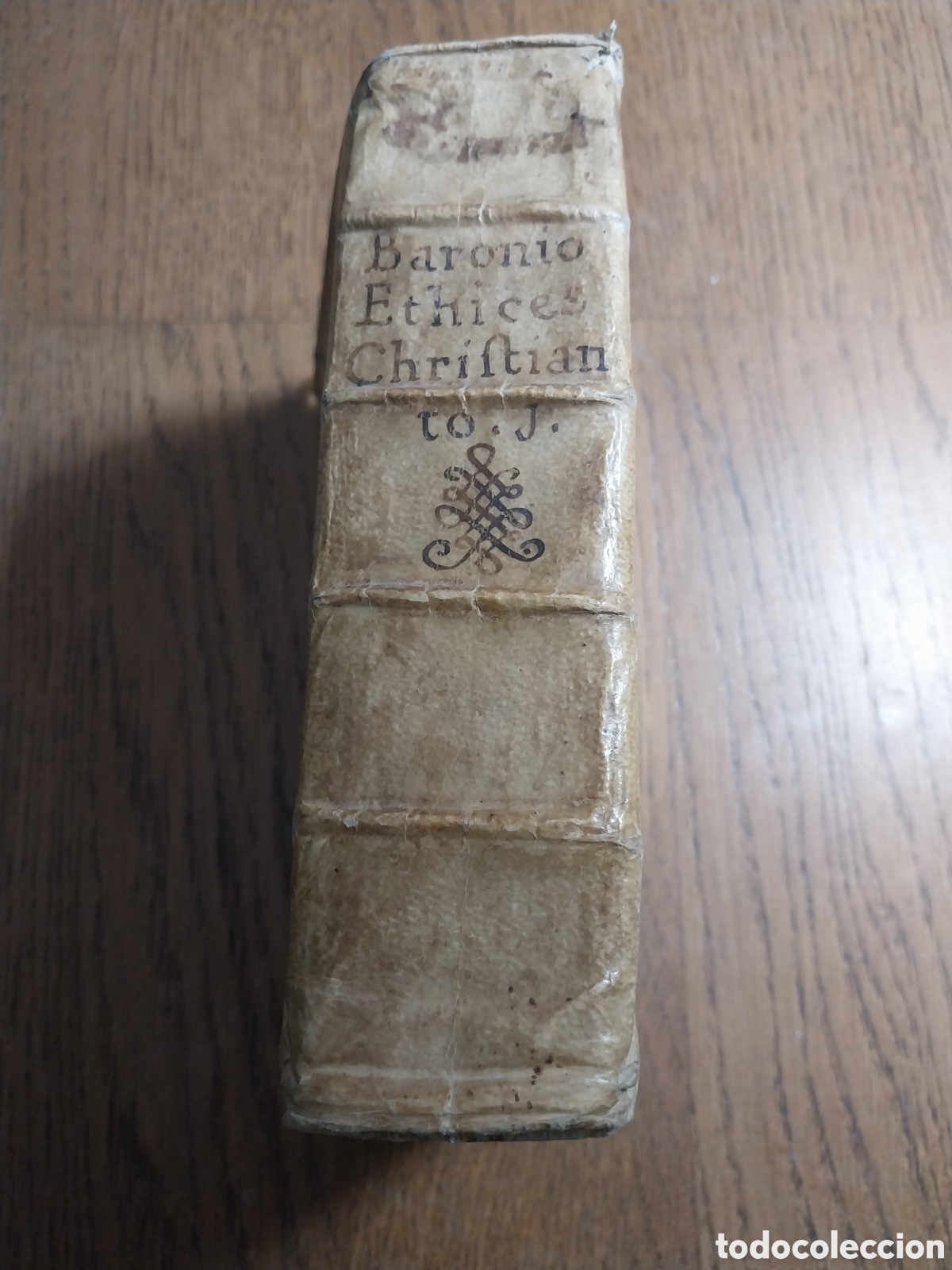Libros antiguos: R.P VINCENTIUS BARONIUS .ETHICES CHRISTIANAS SEPTEMDECIM LOCI