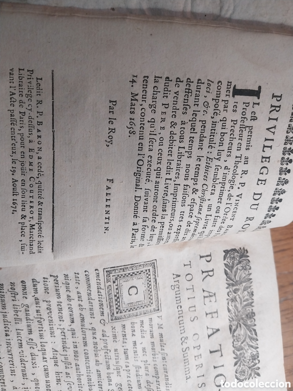 Libros antiguos: R.P VINCENTIUS BARONIUS .ETHICES CHRISTIANAS SEPTEMDECIM LOCI