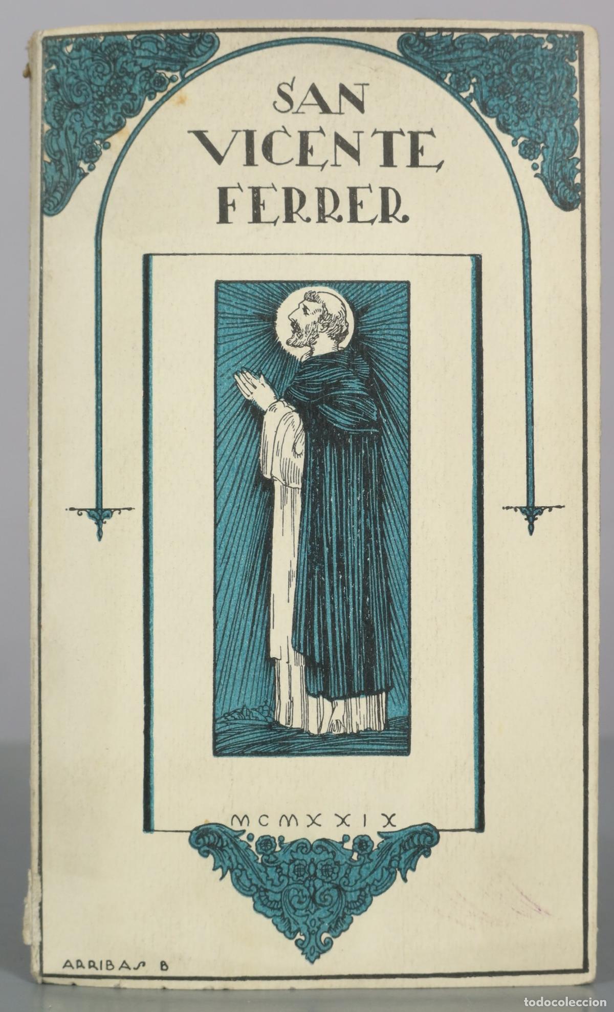 Libros antiguos: San Vicente Ferrer - Apostolado de la Prensa