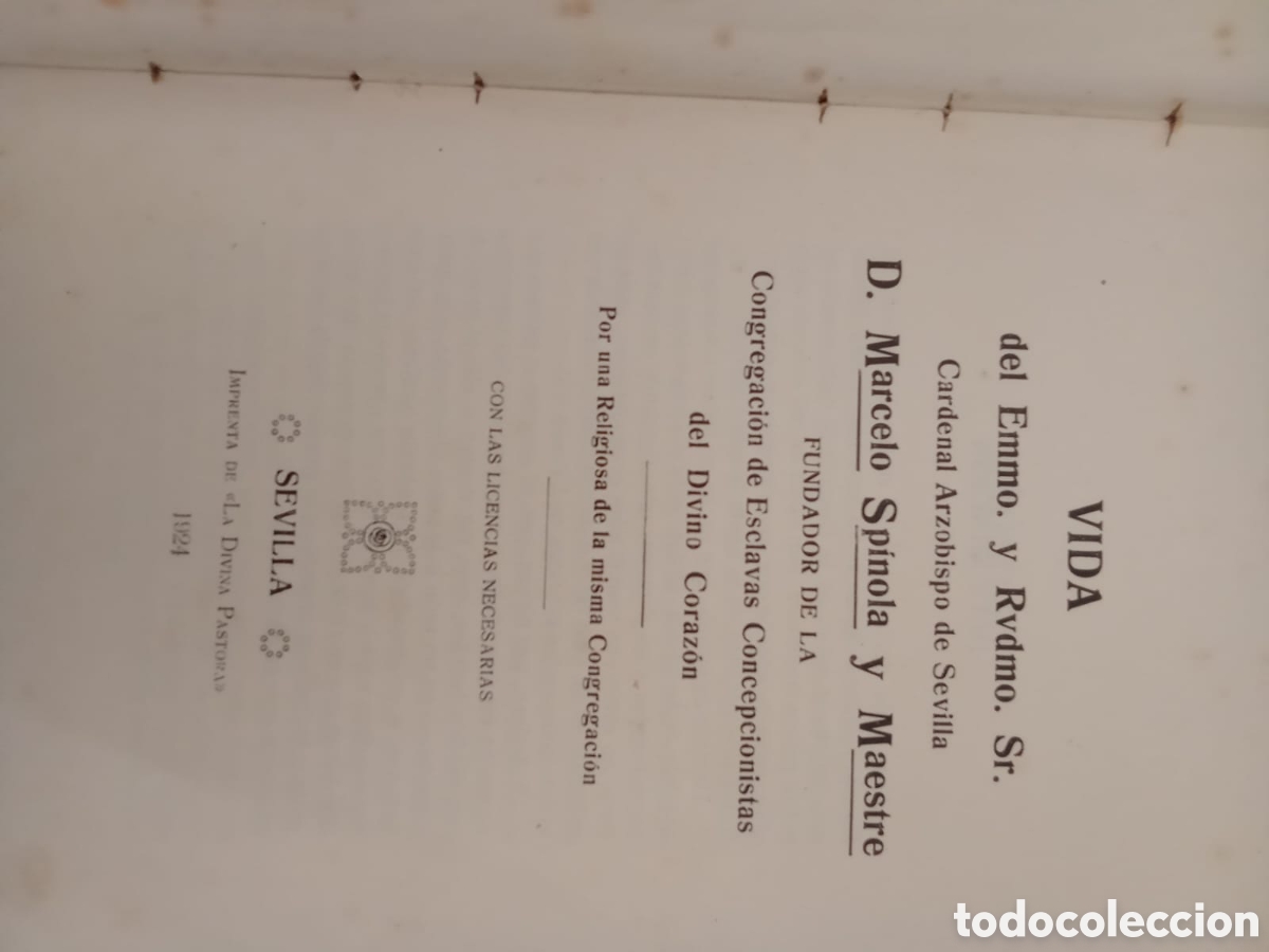 Libros antiguos: Vida del Emmo Cardenal Spinola - Foto 2