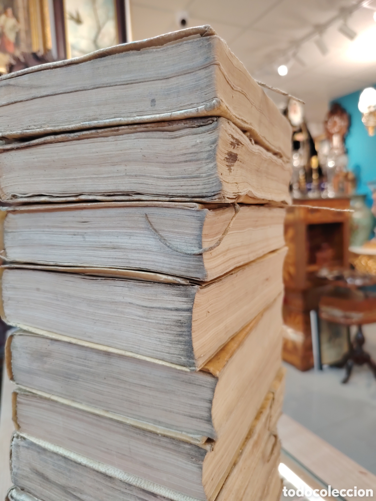 Libros antiguos: ANTIGUA COLECCI&Oacute;N FORMADA POR DOCE TOMOS A&Ntilde;O CRISTIANO O EJERCICIOS DEVOTOS SIGLO XVIII... - Foto 8