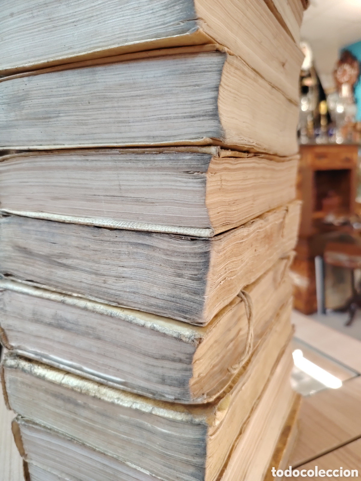 Libros antiguos: ANTIGUA COLECCI&Oacute;N FORMADA POR DOCE TOMOS A&Ntilde;O CRISTIANO O EJERCICIOS DEVOTOS SIGLO XVIII... - Foto 9
