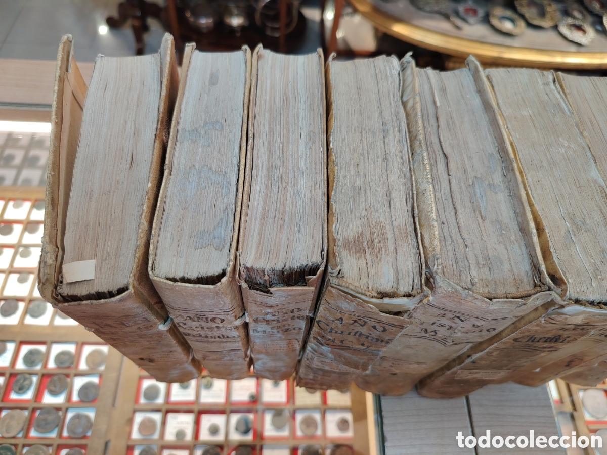 Libros antiguos: ANTIGUA COLECCI&Oacute;N FORMADA POR DOCE TOMOS A&Ntilde;O CRISTIANO O EJERCICIOS DEVOTOS SIGLO XVIII... - Foto 10