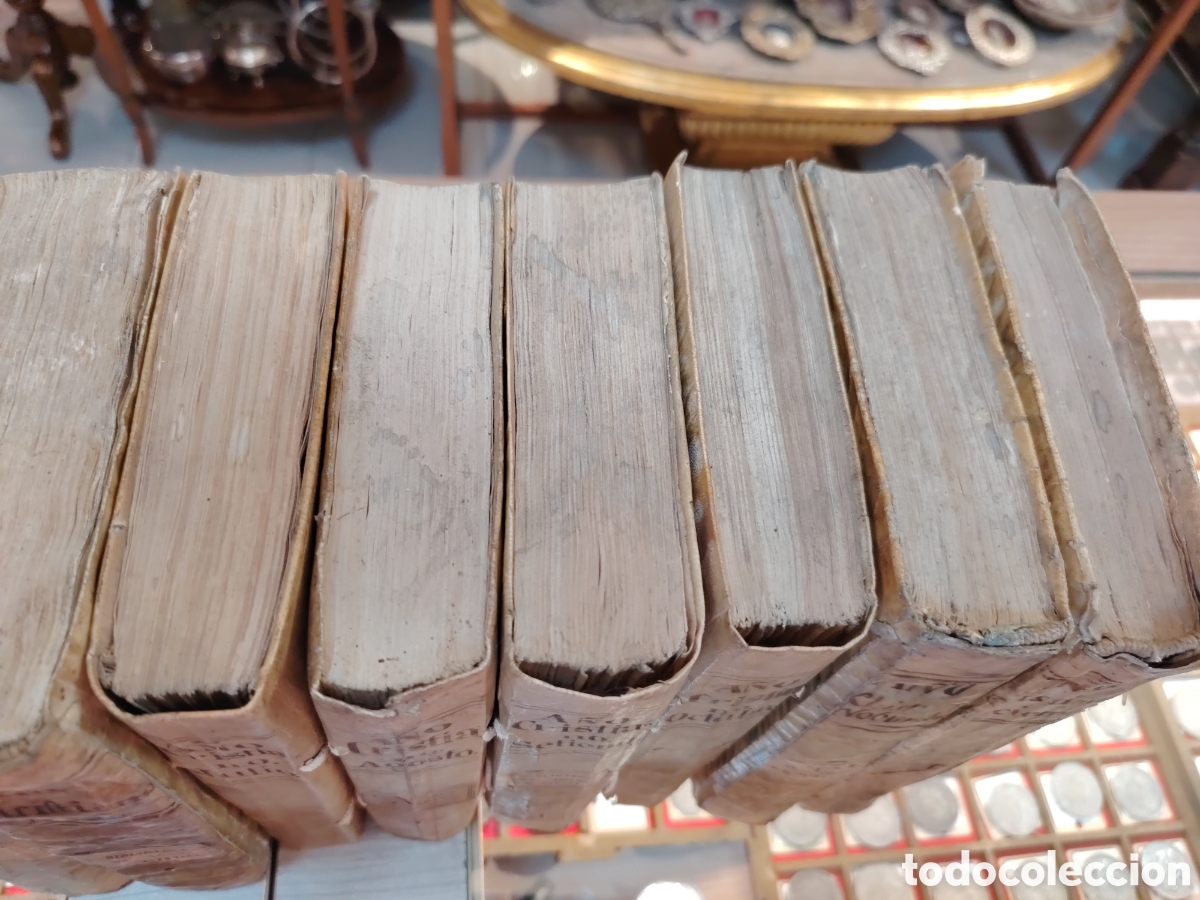 Libros antiguos: ANTIGUA COLECCI&Oacute;N FORMADA POR DOCE TOMOS A&Ntilde;O CRISTIANO O EJERCICIOS DEVOTOS SIGLO XVIII... - Foto 11