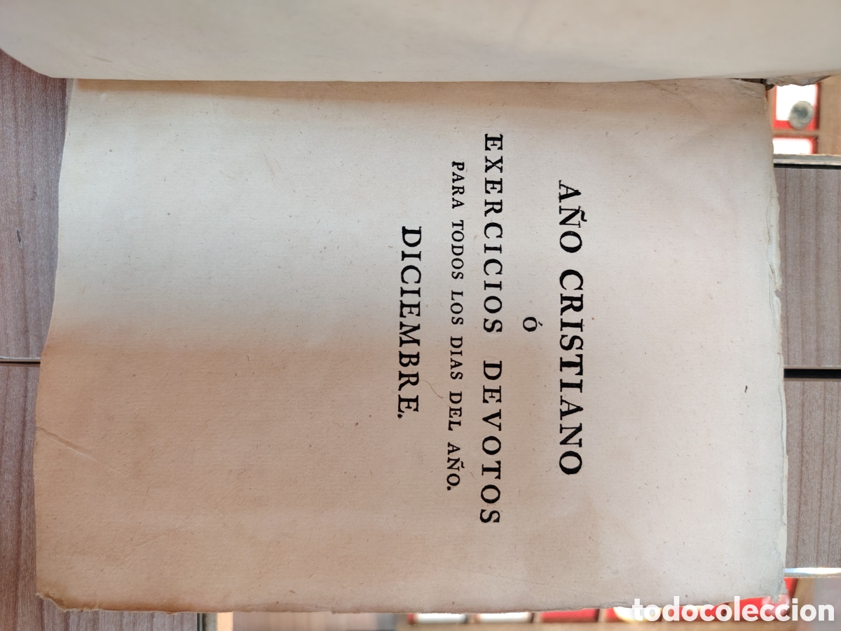 Libros antiguos: ANTIGUA COLECCI&Oacute;N FORMADA POR DOCE TOMOS A&Ntilde;O CRISTIANO O EJERCICIOS DEVOTOS SIGLO XVIII... - Foto 23