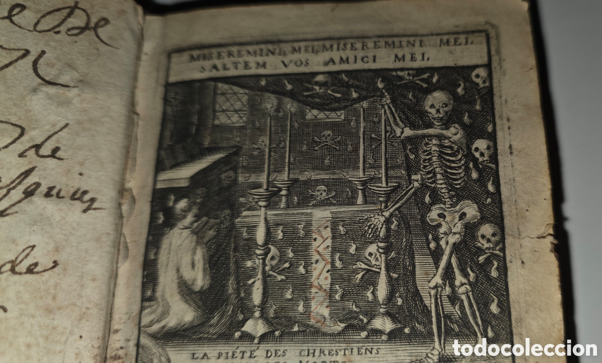 Libros antiguos: 1683, Piedad de los cristianos hacia los muertos - Libro antiguo