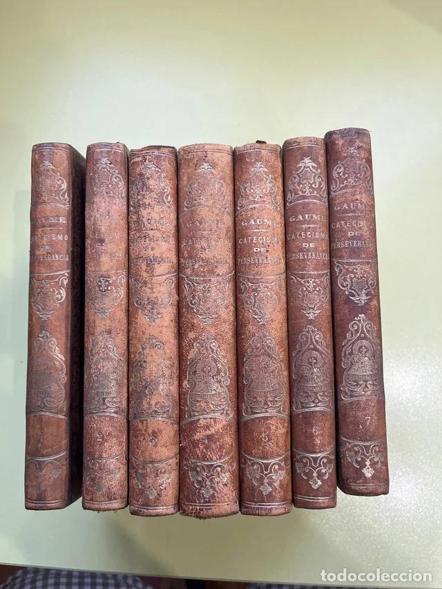 Libros antiguos: Lote de Catecismo de perseverancia