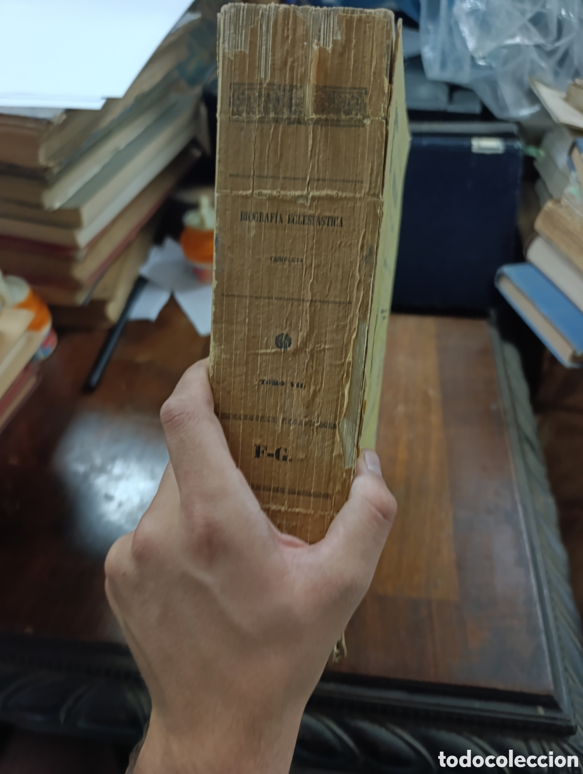 Libros antiguos: BIOGRAF&Iacute;A ECLESI&Aacute;STICA COMPLETA. TOMO S&Eacute;PTIMO. - Foto 3