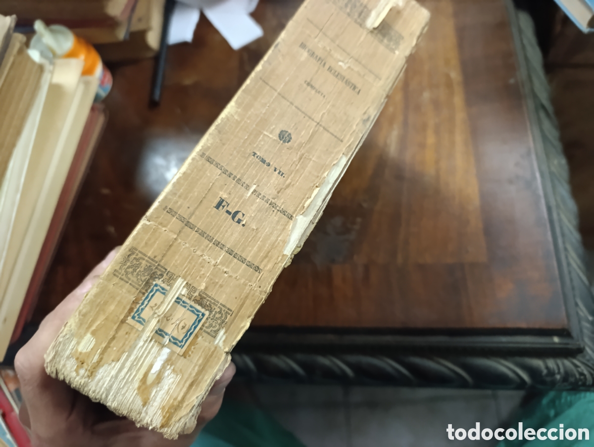 Libros antiguos: BIOGRAF&Iacute;A ECLESI&Aacute;STICA COMPLETA. TOMO S&Eacute;PTIMO. - Foto 6