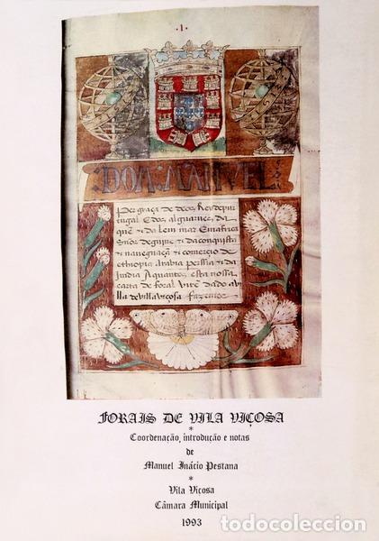 Livros antigos: PESTANA. (Manuel In&aacute;cio) - FORAIS DE VILA VI&Ccedil;OSA.