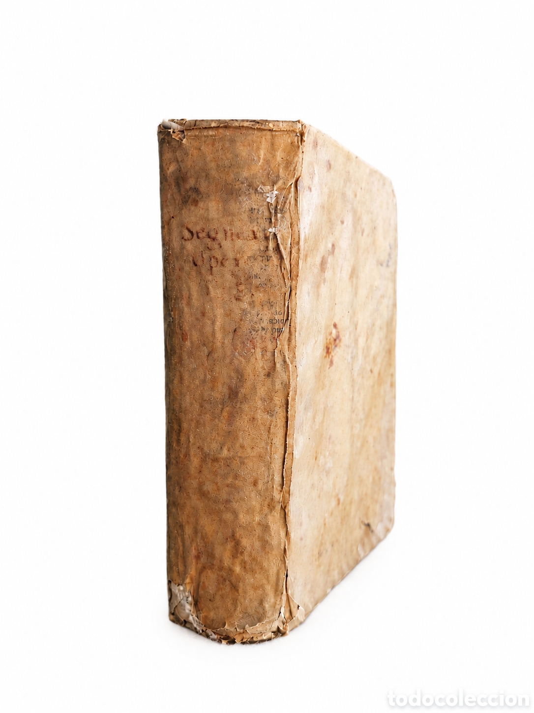 Libros antiguos: Libro antiguo pergamino 1738