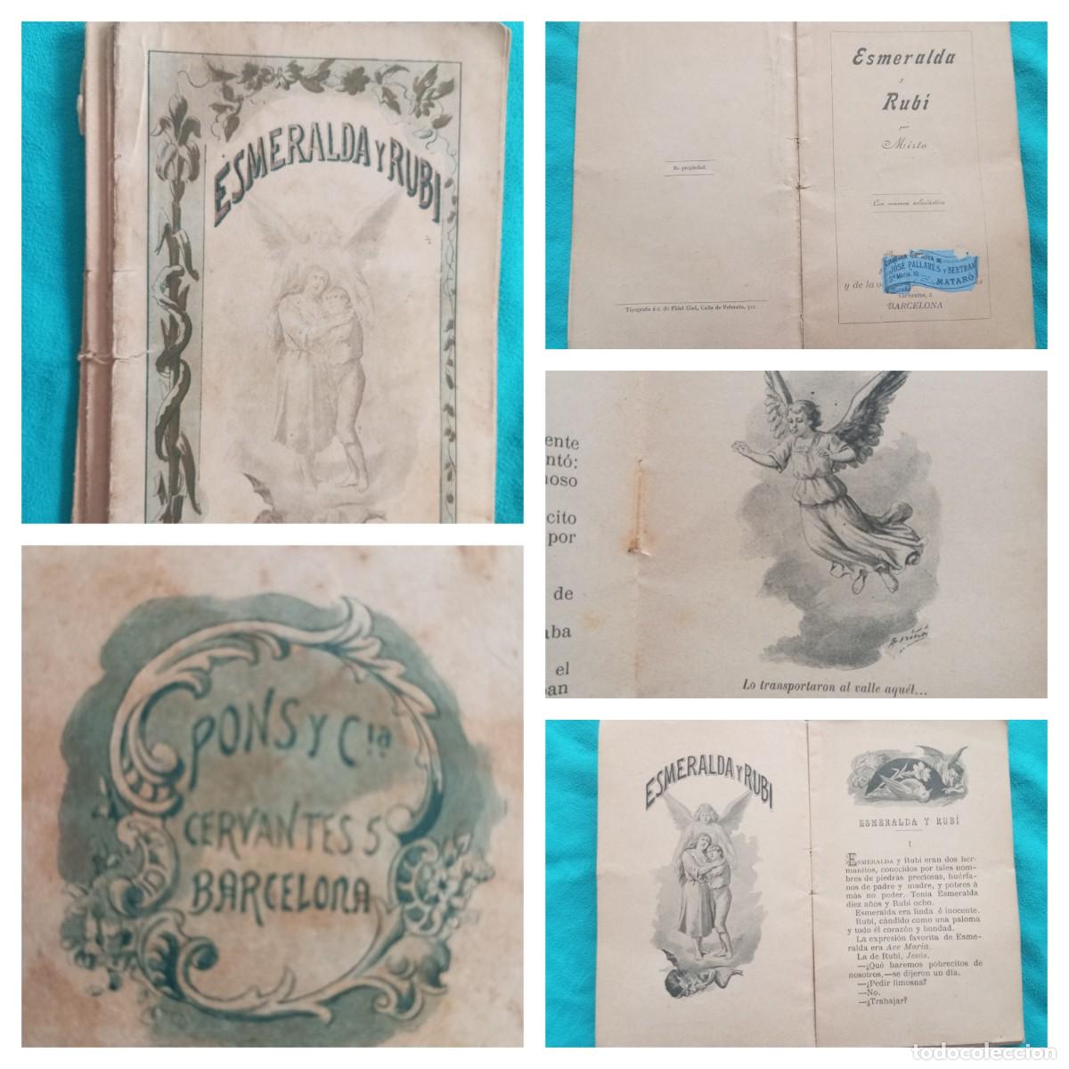 Libros antiguos: ESMERALDA Y RUBI MIRTO U69