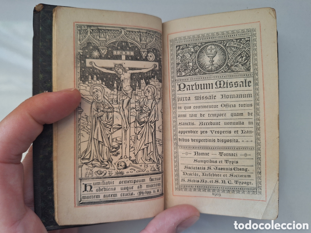 Libros antiguos: Parvum Missale, Desclee, 1903