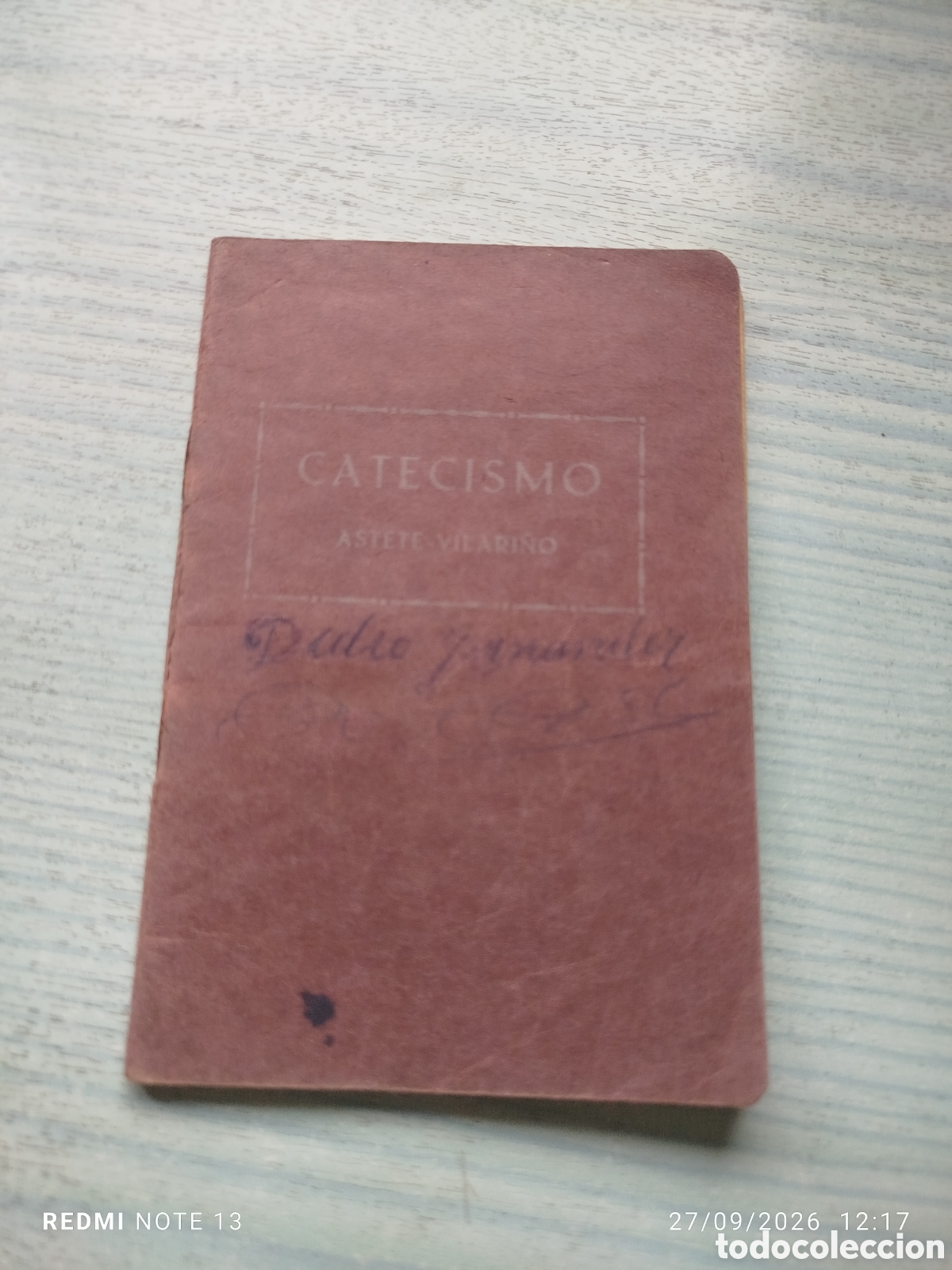 Libros antiguos: Catecismo astetr- vilari&ntilde;o 1935