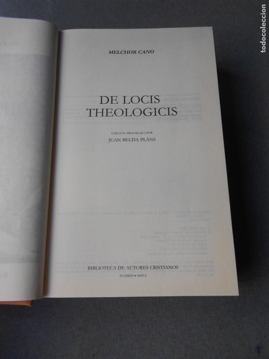 Libros antiguos: DE LOCIS THEOLOGICCIS - Foto 3