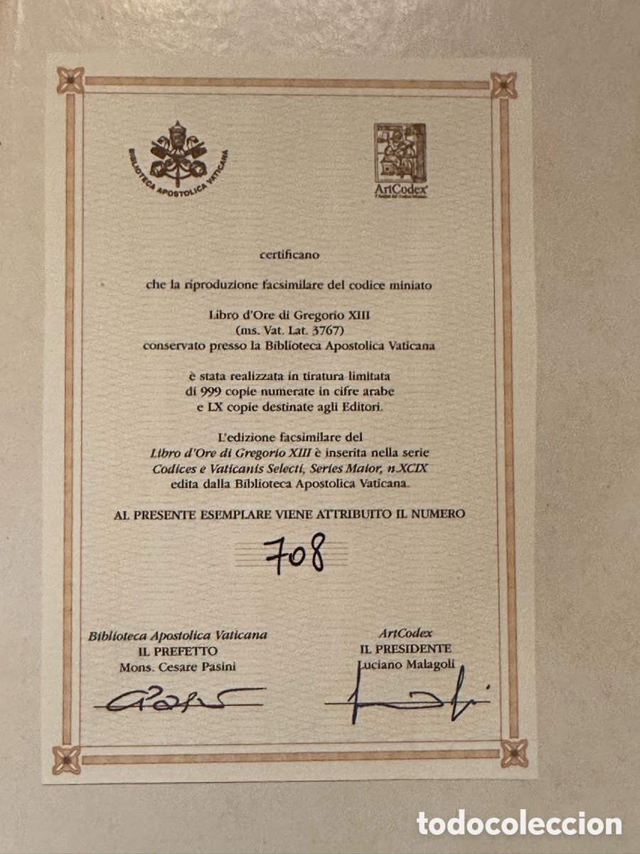 Libros antiguos: Libro de horas De Gregorio XIII - Foto 18