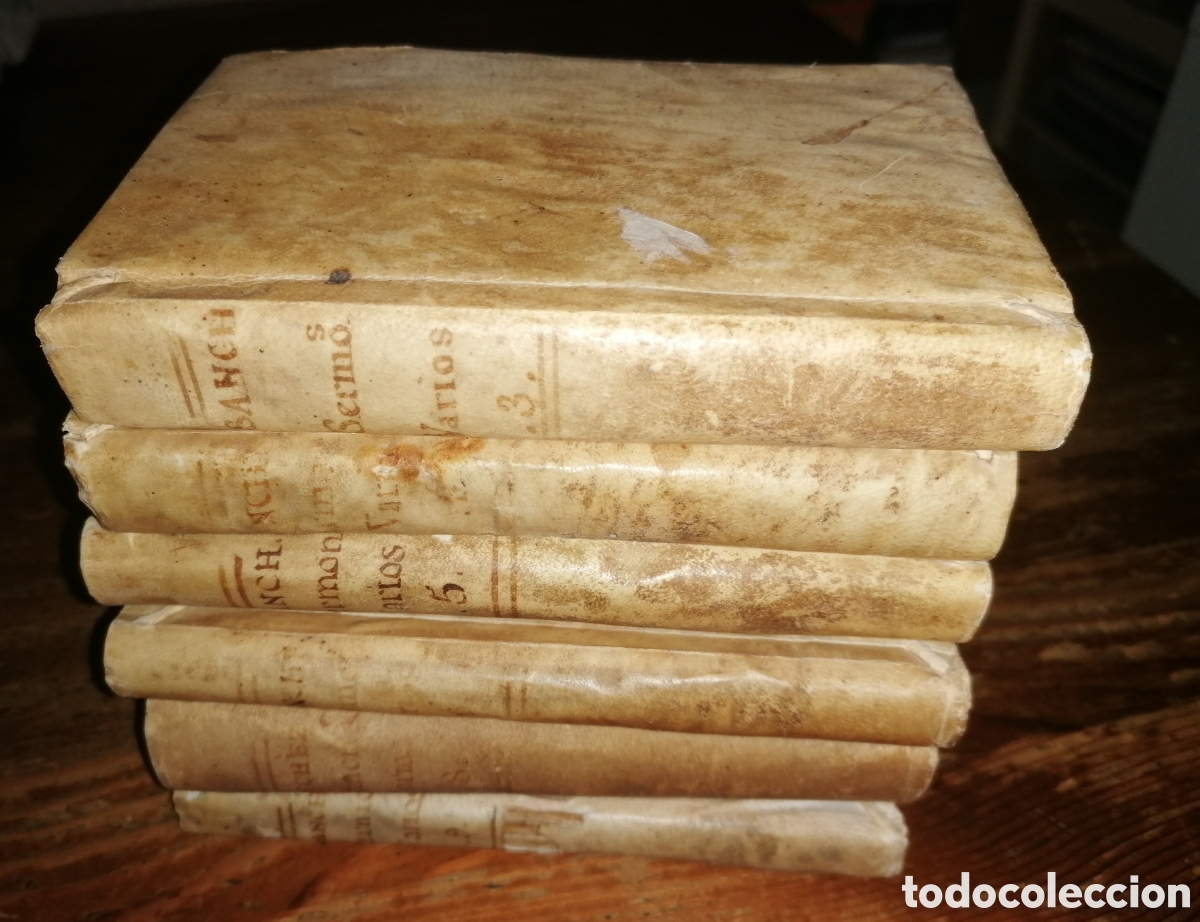 Libros antiguos: SERMONES PANEG&Iacute;RICOS Y MORALES - Sebastian Sanchez Sobrino