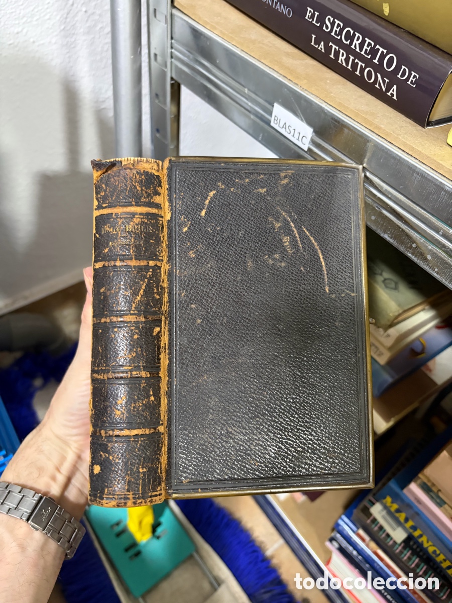 Libros antiguos: Blas11C antiguo libro religioso en ingl&eacute;s posible Biblia