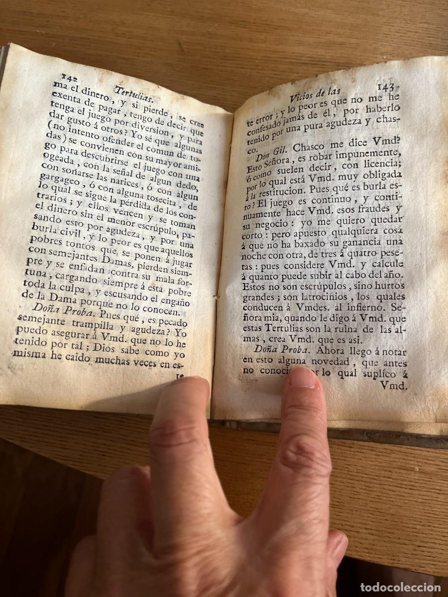 Libros antiguos: Vicios de las Tertulias y Concurrencias del Tiempo- Gabriel Quijano