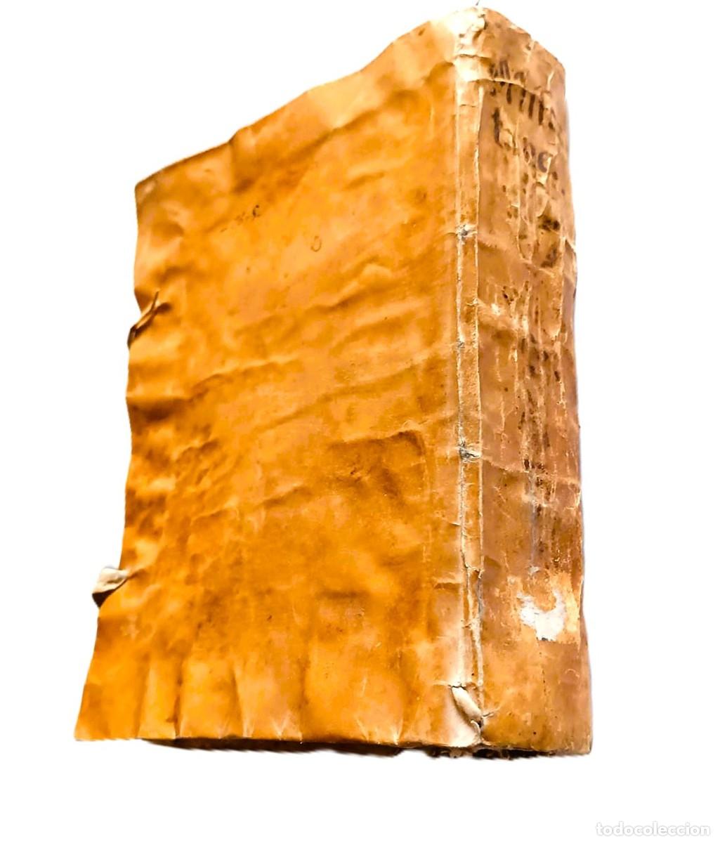Libros antiguos: A&ntilde;o 1664. Temas predicables aplicados a los evangelios del misa. Madrid. Pergamino.