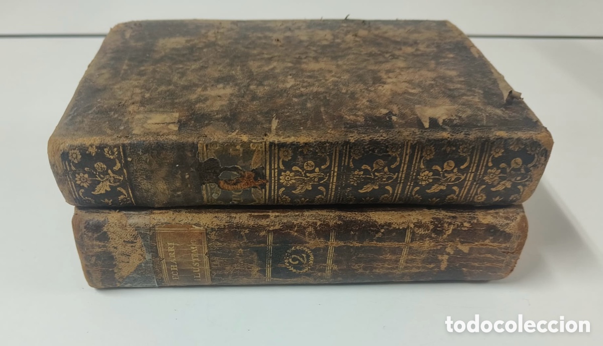 Libros antiguos: Directorio moral del reverendo padre Fr. Francisco Echarri (Tomo 1 y 2)