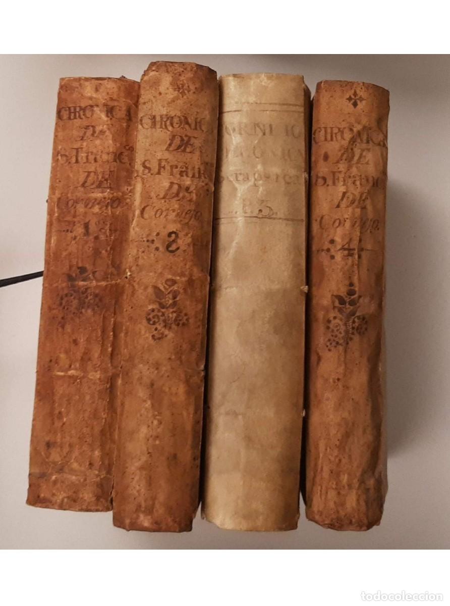 Libros antiguos: CHRONICA SERAPHICA. Vida del glorioso patriarca San Francisco y de sus primeros disc&iacute;pulos - CORNEJO
