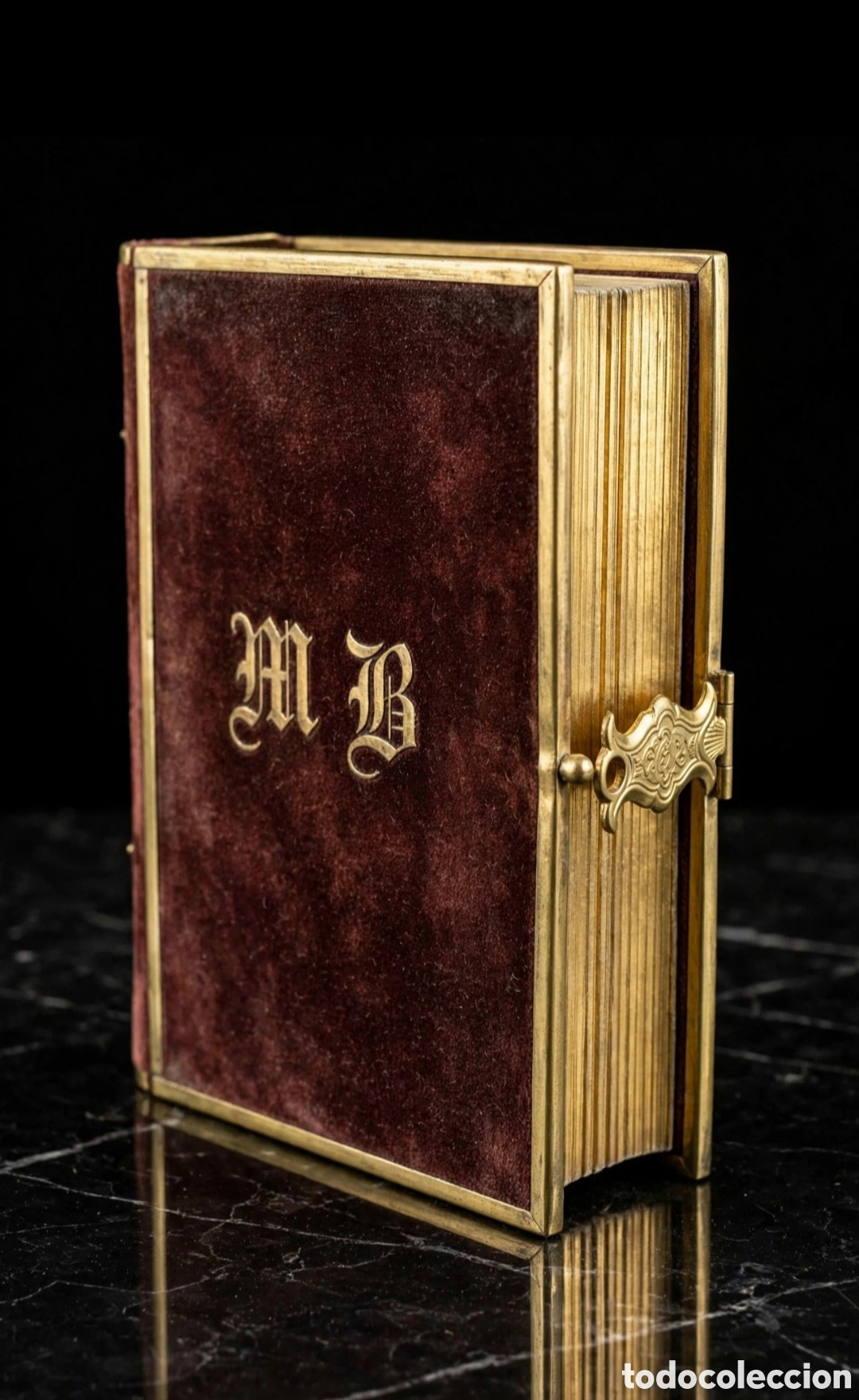 Libros antiguos: [LIBRO DE ORACIONES]. Completo para la parroquia. 1850-1860. Con fotografia firmada de Juan XXIII
