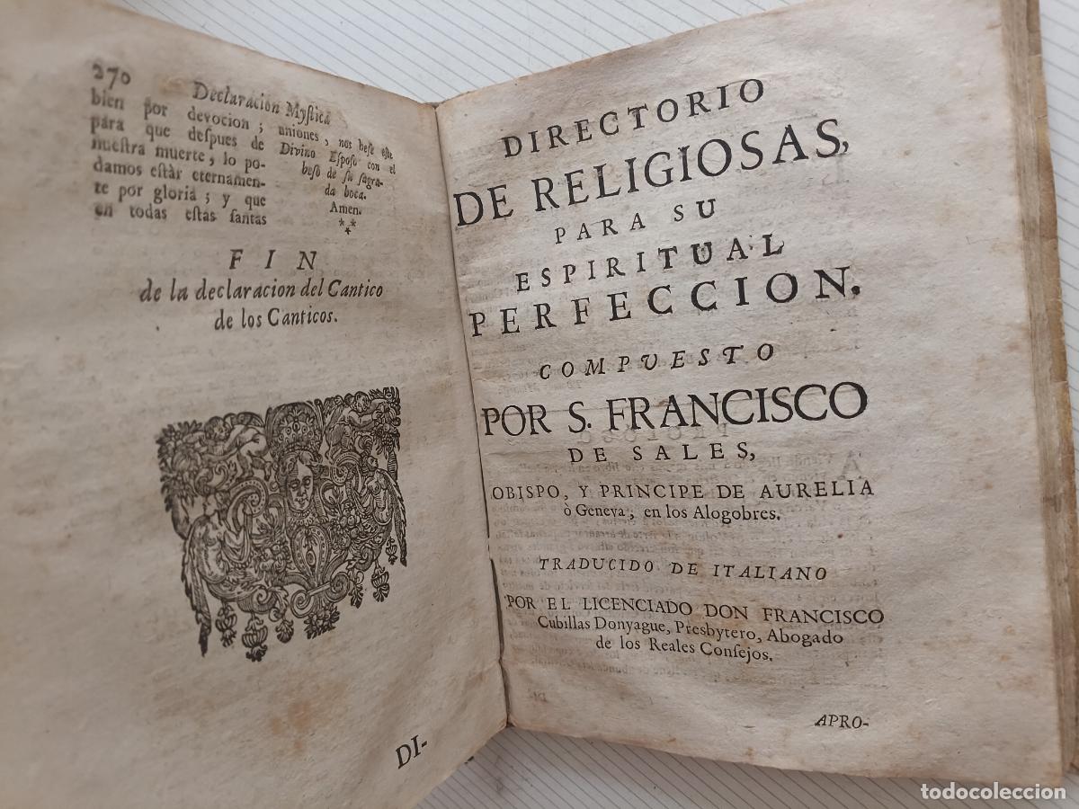 Libros antiguos: INTRODUCCION A LA VIDA DEVOTA DE S. FRANCISCO DE SALES - Foto 7